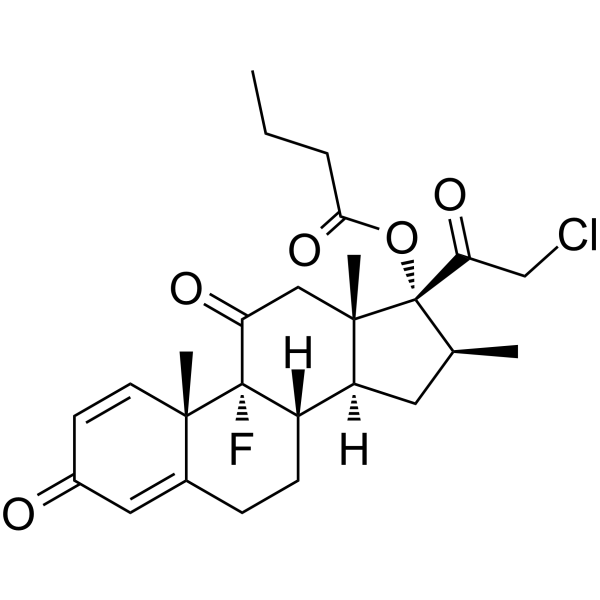 Clobetasone butyrate Structure