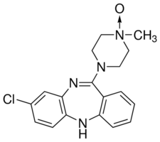 Clozapine N-oxide Structure