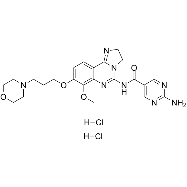Copanlisib dihydrochloride Structure