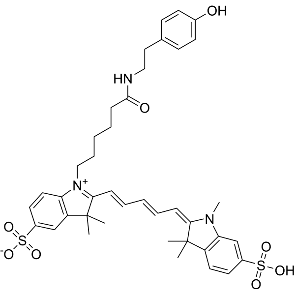 Cyanine 5 Tyramide methyl indole Structure