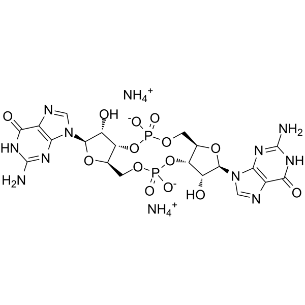 Cyclic-di-GMP diammonium Structure