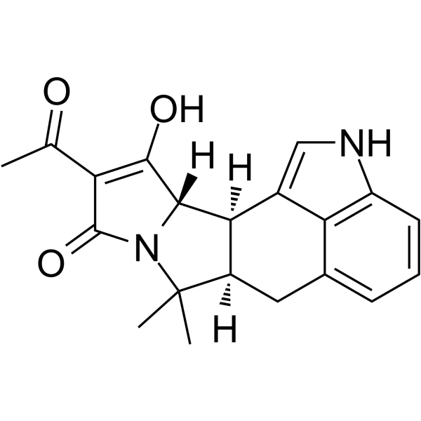 Cyclopiazonic acid Structure