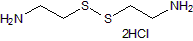 Cystamine dihydrochloride Structure