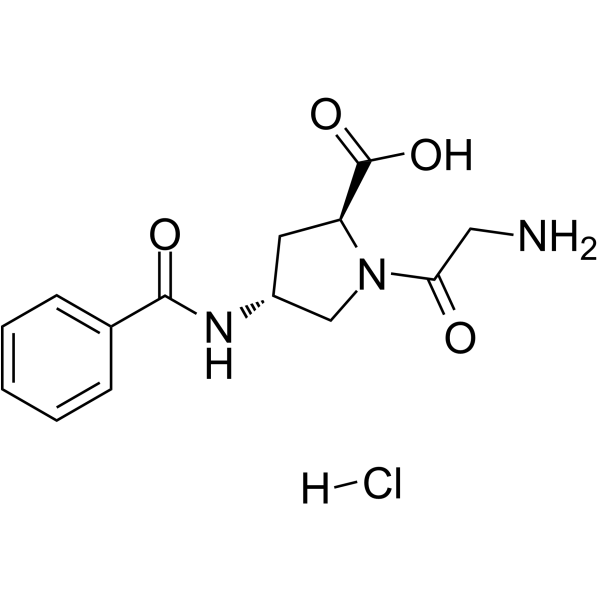 Danegaptide Hydrochloride Structure