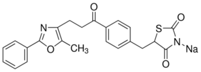 Darglitazone sodium salt Structure