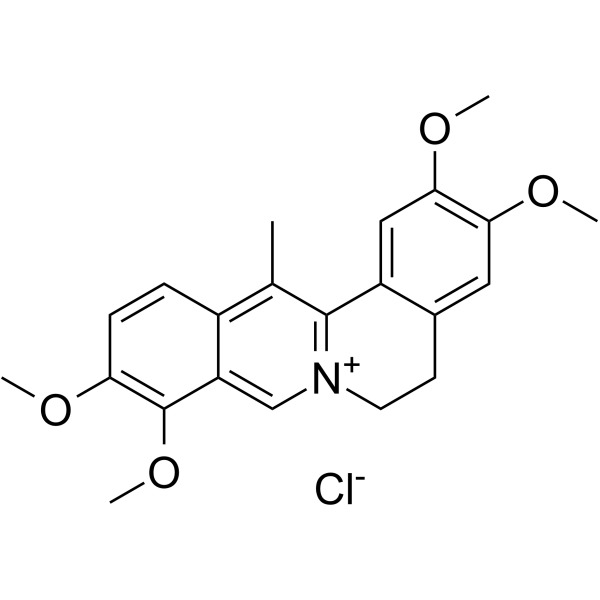 Dehydrocorydaline chloride Structure