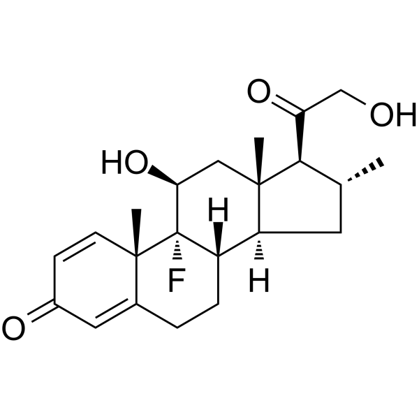 Desoximetasone Structure