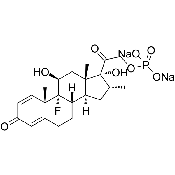 Dexamethasone Sodium Phosphate Structure