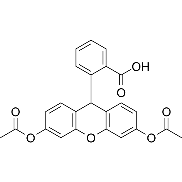 Dihydrofluorescein diacetate Structure