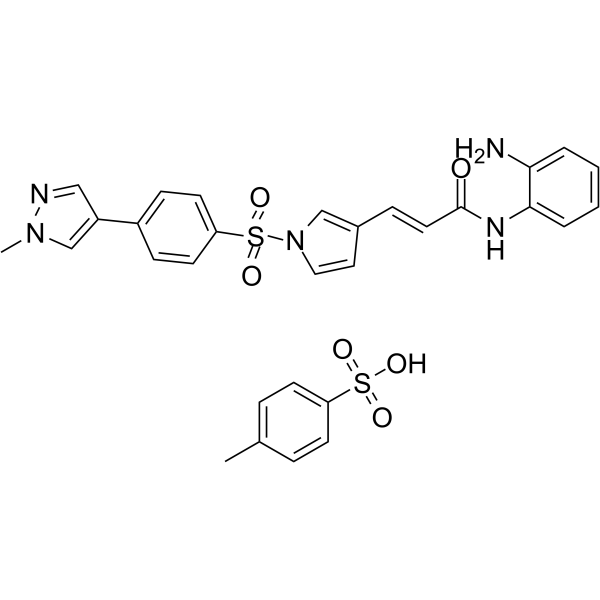 Domatinostat tosylate Structure