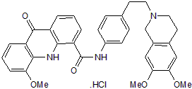 Elacridar hydrochloride Structure