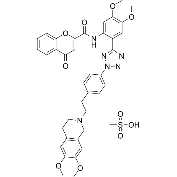 Encequidar mesylate Structure