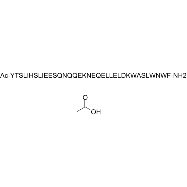 Enfuvirtide acetate Structure