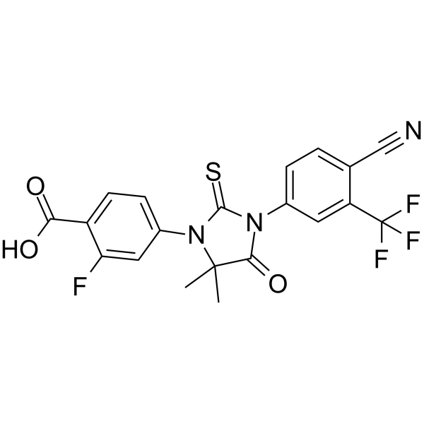 Enzalutamide carboxylic acid Structure