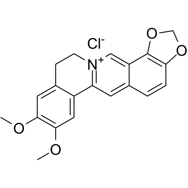 Epiberberine chloride Structure