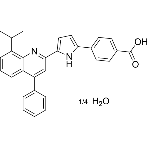 ER 50891 quarterhydrate Structure