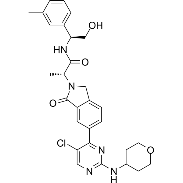 ERK1/2 inhibitor 1 Structure