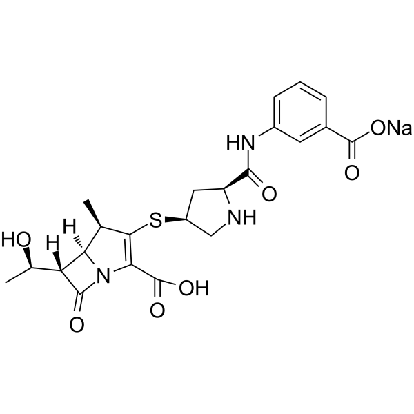 Ertapenem sodium Structure