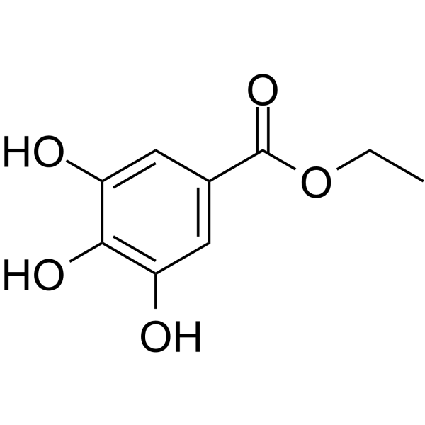 Ethyl gallate Structure