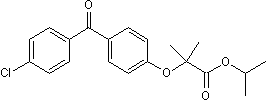 Fenofibrate Structure