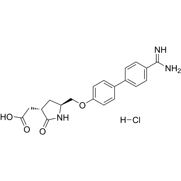 Fradafiban hydrochloride Structure