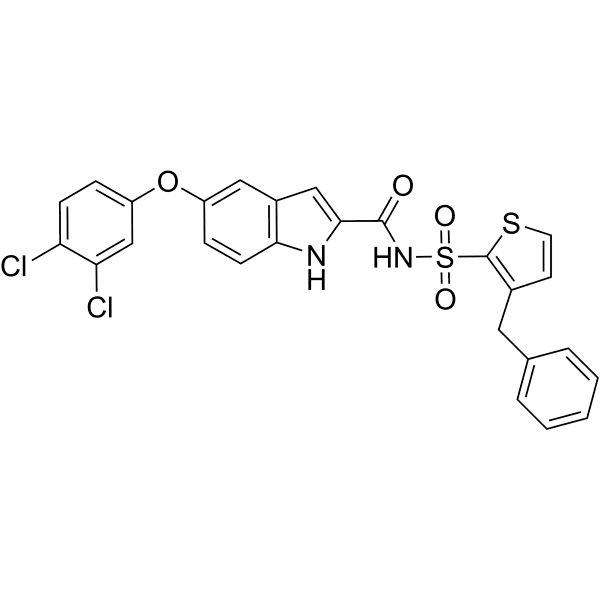 Galectin-3/galectin-8-IN-2 Structure