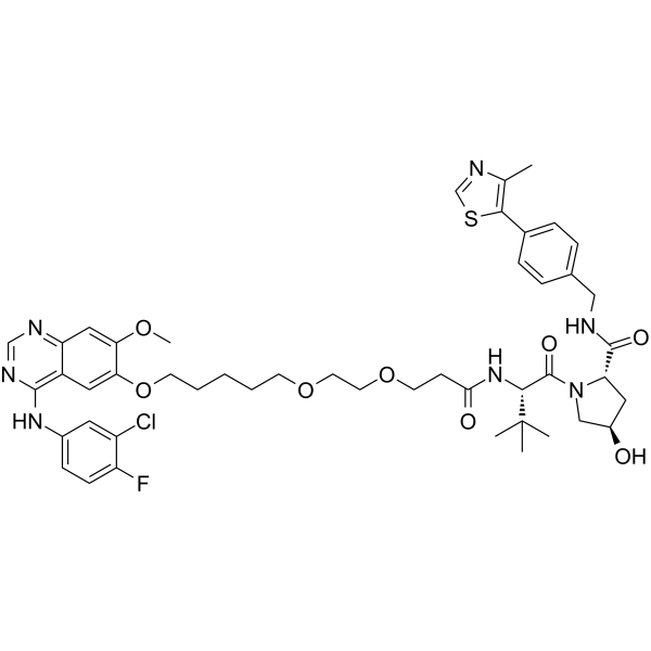 Gefitinib-based PROTAC 3 Structure