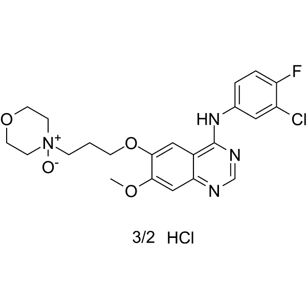 Gefitinib N-oxide hydrochloride Structure
