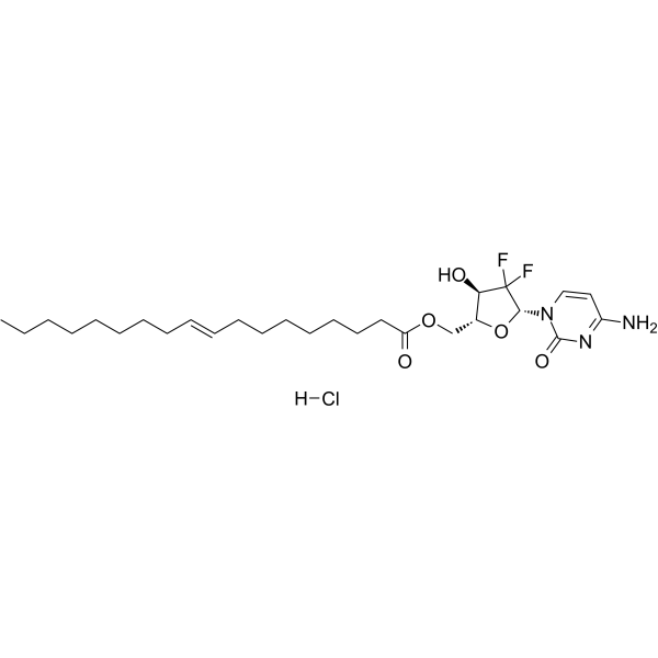 Gemcitabine elaidate hydrochloride Structure