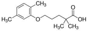 Gemfibrozil Structure