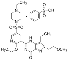 Gisadenafil besylate salt Structure