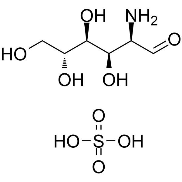 Glucosamine sulfate Structure