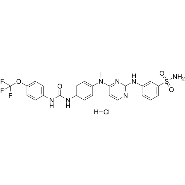 GW806742X hydrochloride Structure