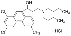Halofantrine hydrochloride Structure