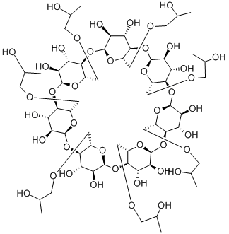 2-Hydroxypropyl-β-cyclodextrin Structure