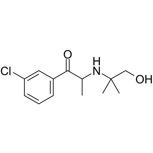 Hydroxybupropion Structure