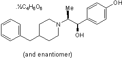 Ifenprodil hemitartrate Structure