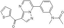 Indiplon Structure