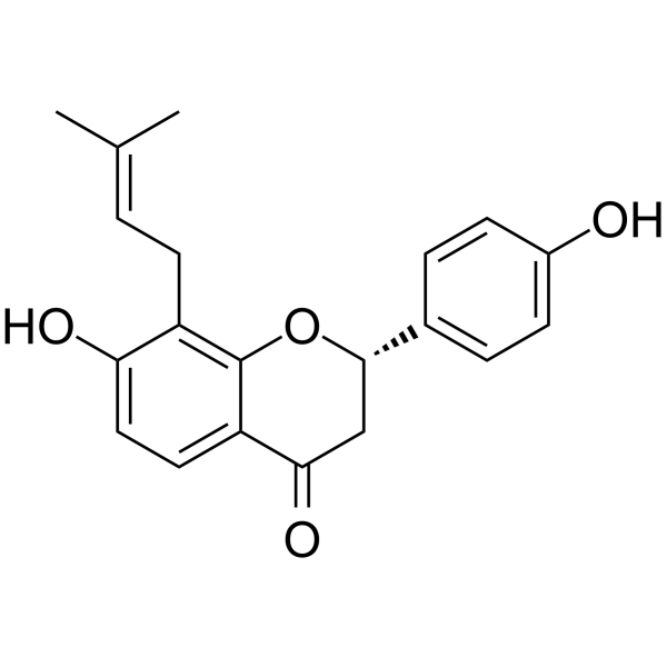 Isobavachin Structure