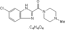 JNJ 10191584 maleate Structure