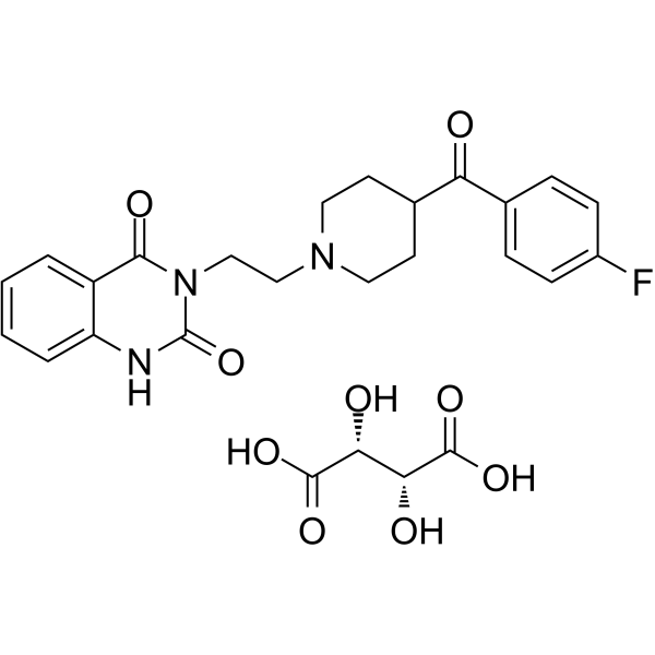 Ketanserin tartrate Structure