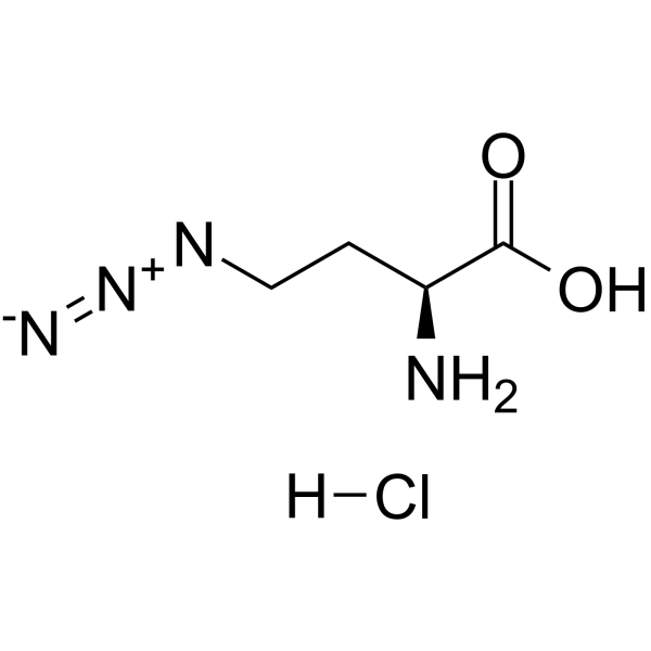 L-Azidohomoalanine hydrochloride Structure