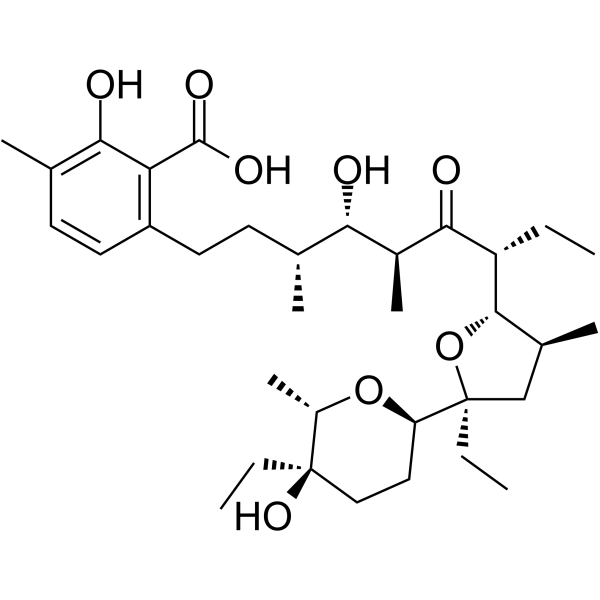 Lasalocid Structure