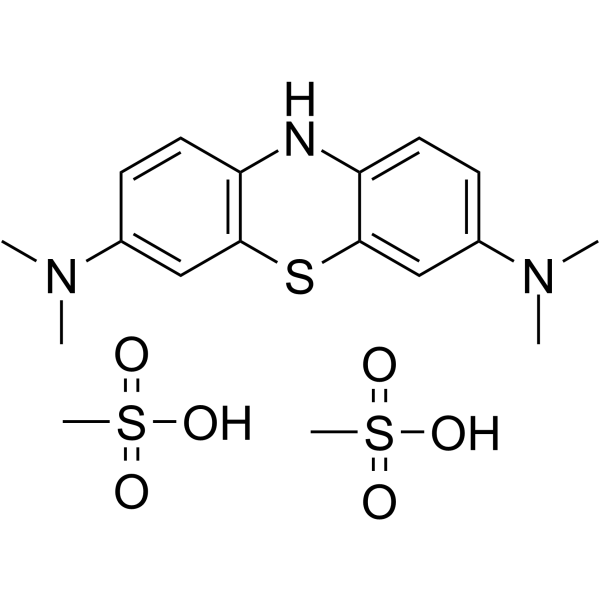 Leucomethylene blue mesylate Structure