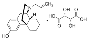 Levallorphan tartrate salt Structure