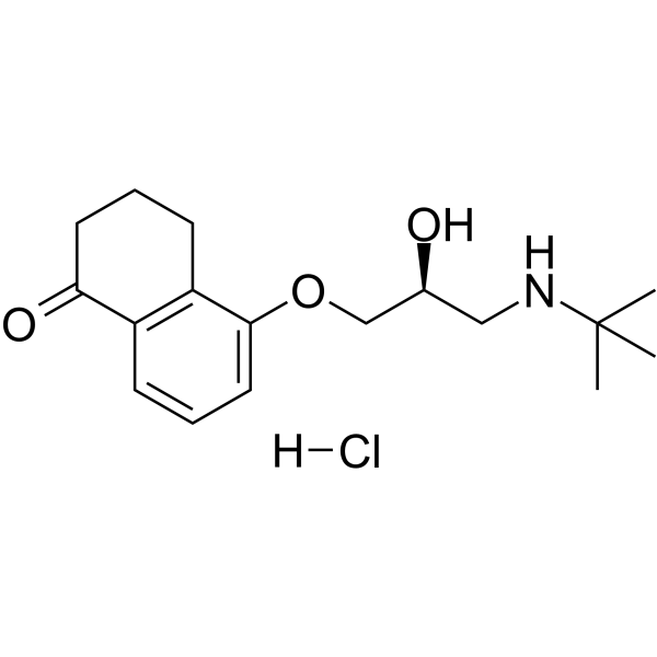 Levobunolol hydrochloride Structure