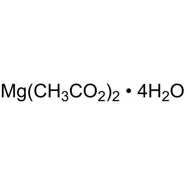 Magnesium acetate tetrahydrate Structure