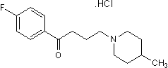 Melperone hydrochloride Structure