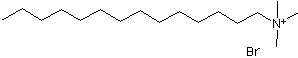 Tetradecyltrimethylammonium bromide Structure