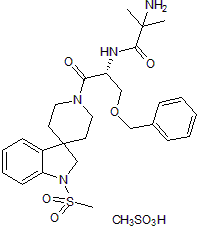 Ibutamoren mesylate (MK-0677) Structure